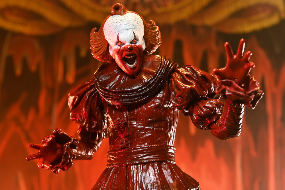 Welcome to Derry - 7 in Scale Action Figure - Ultimate Blood Pennywise