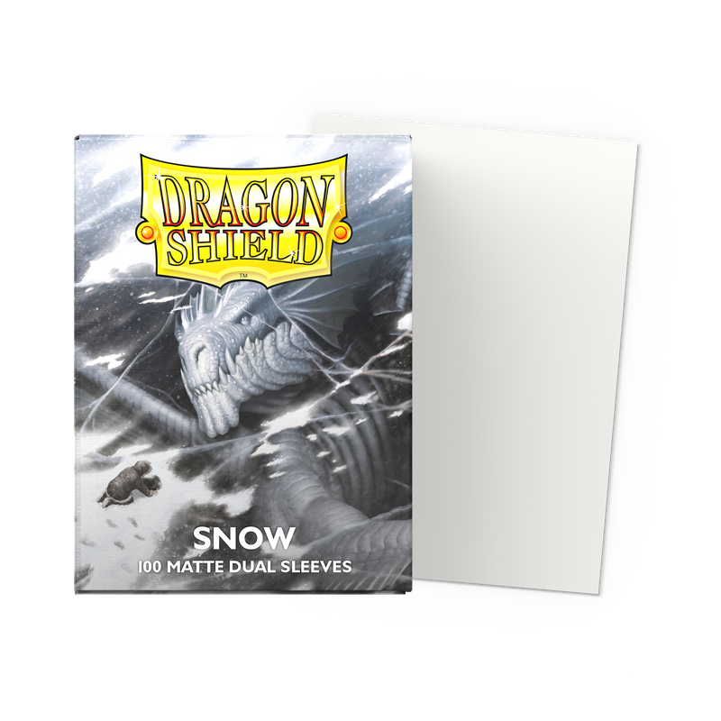Dragon Shield 100-Count Box Dual Matte Snow