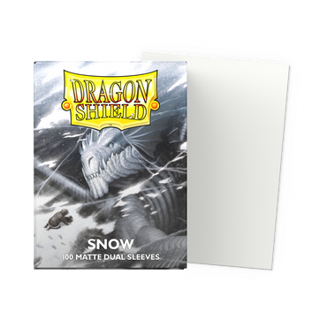 Dragon Shield 100-Count Box Dual Matte Snow