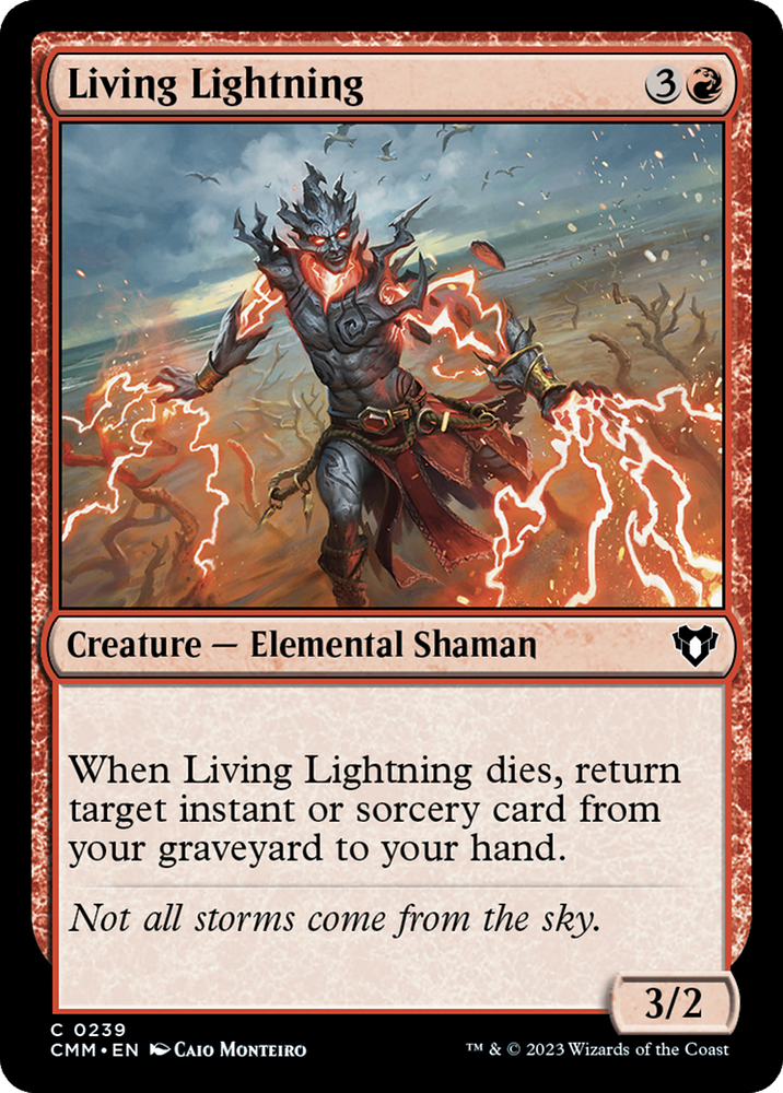 Magic | Living Lightning [Commander Masters] | The Nerd Merchant