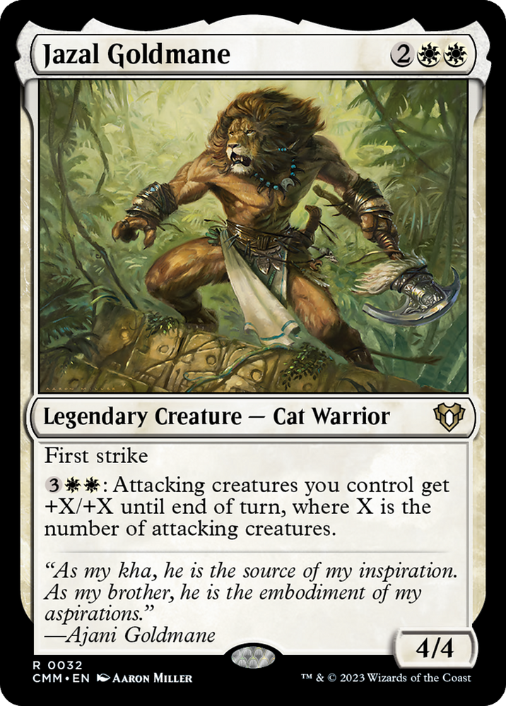 Magic | Jazal Goldmane [Commander Masters] | The Nerd Merchant