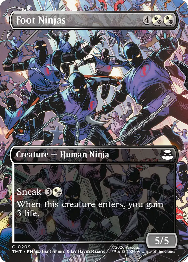 Magic | Foot Ninjas (Borderless) [Teenage Mutant Ninja Turtles] | The Nerd Merchant
