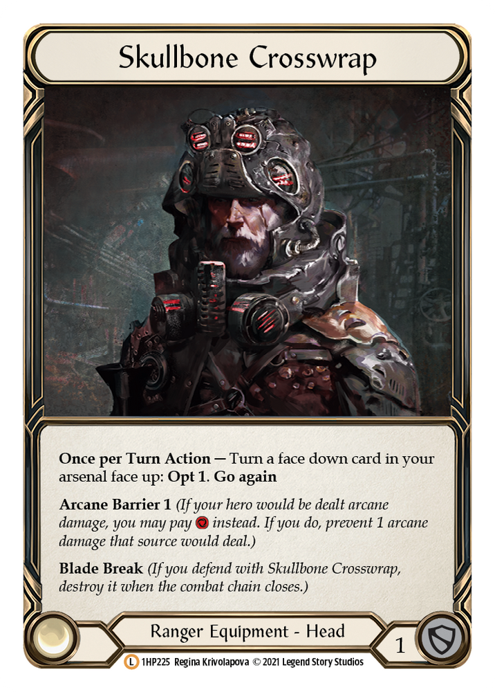 Flesh and Blood TCG | Skullbone Crosswrap [1HP225] (History Pack 1) | The Nerd Merchant