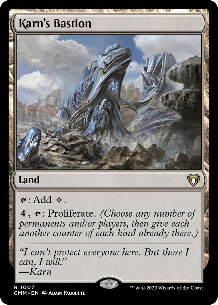Magic | Karn's Bastion [Commander Masters] | The Nerd Merchant
