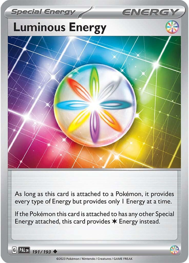 Pokemon | Luminous Energy (191/193) [Scarlet & Violet: Paldea Evolved] | The Nerd Merchant