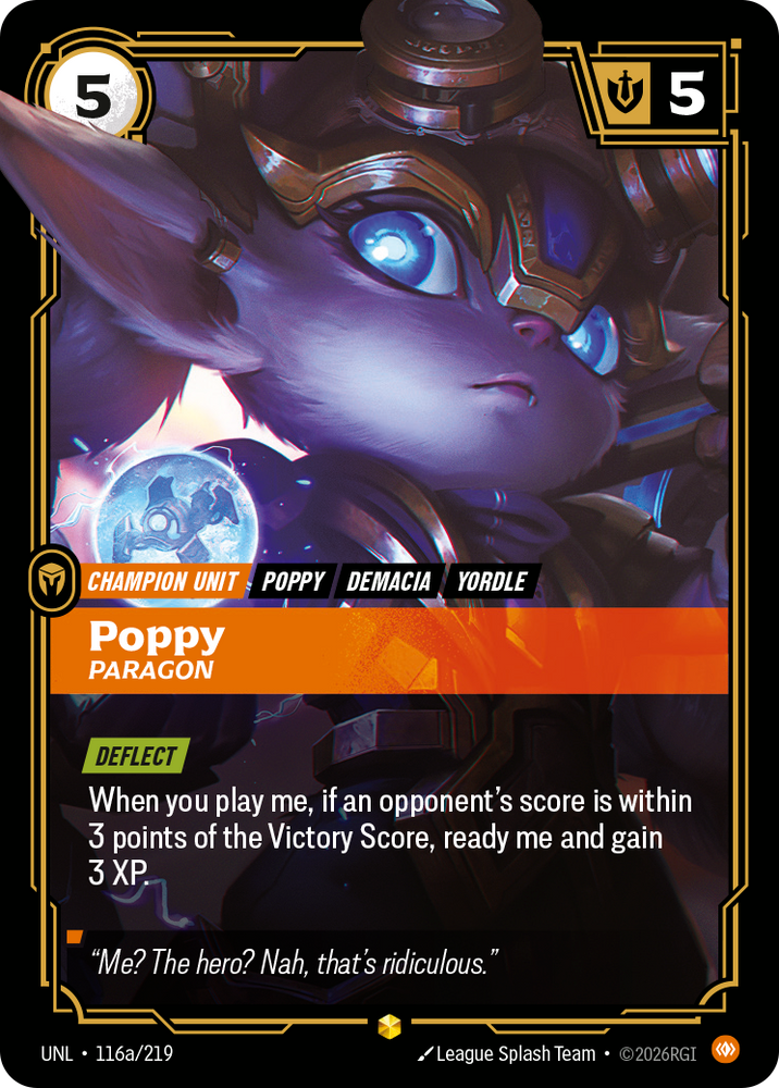 Poppy - Paragon (Alternate Art) (Foil) - Unleashed (116a/219)