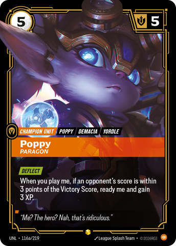 Poppy - Paragon (Alternate Art) (Foil) - Unleashed (116a/219)
