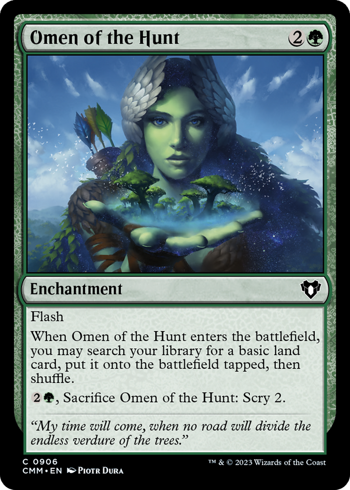 Magic | Omen of the Hunt [Commander Masters] | The Nerd Merchant