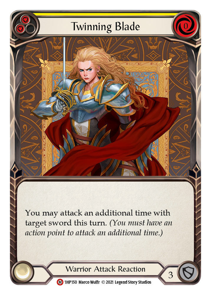 Flesh and Blood TCG | Twinning Blade [1HP150] (History Pack 1) | The Nerd Merchant