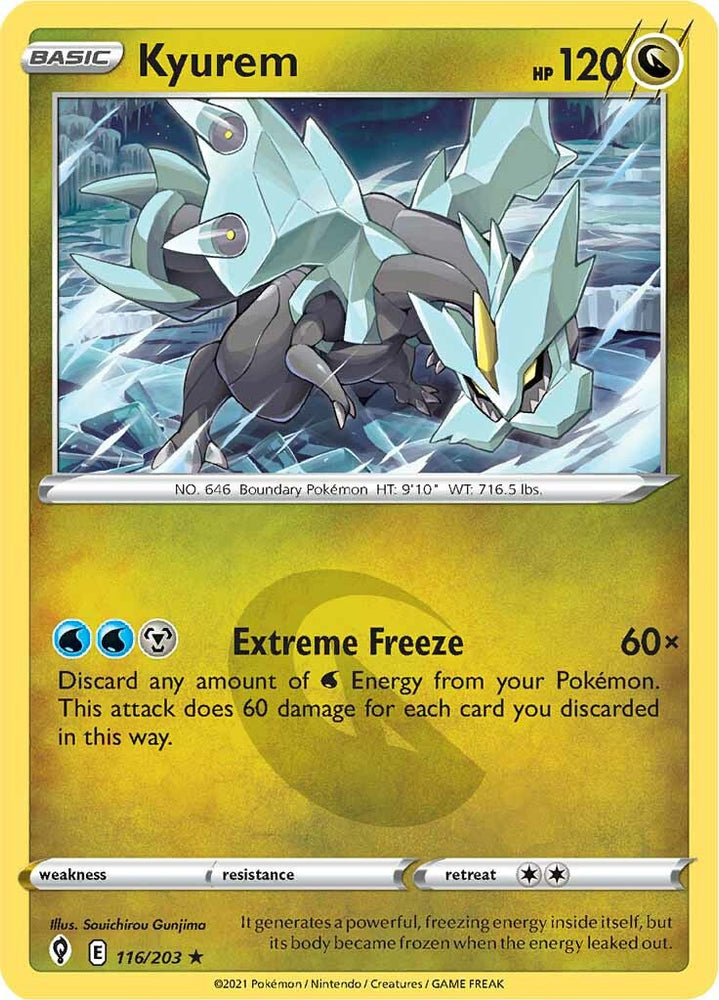 Pokemon | Kyurem (116/203) [Sword & Shield: Evolving Skies] | The Nerd Merchant