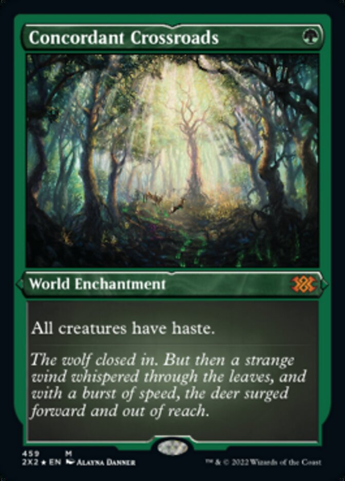Magic | Concordant Crossroads (Foil Etched) [Double Masters 2022] | The Nerd Merchant