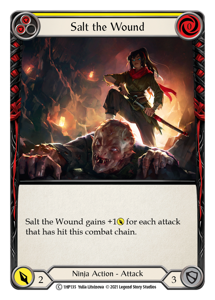 Flesh and Blood TCG | Salt the Wound [1HP135] (History Pack 1) | The Nerd Merchant