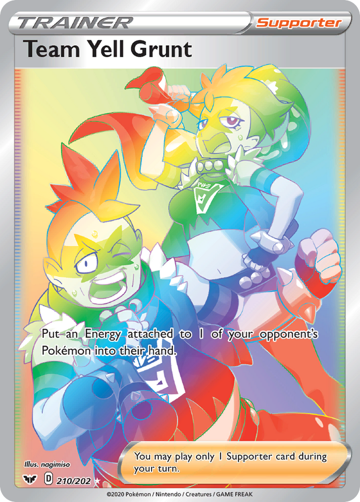 Pokemon | Team Yell Grunt (210/202) [Sword & Shield: Base Set] | The Nerd Merchant