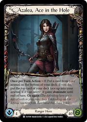 Flesh and Blood TCG | Azalea, Ace in the Hole // Ponder [OUT089 // OUT237] (Outsiders) | The Nerd Merchant