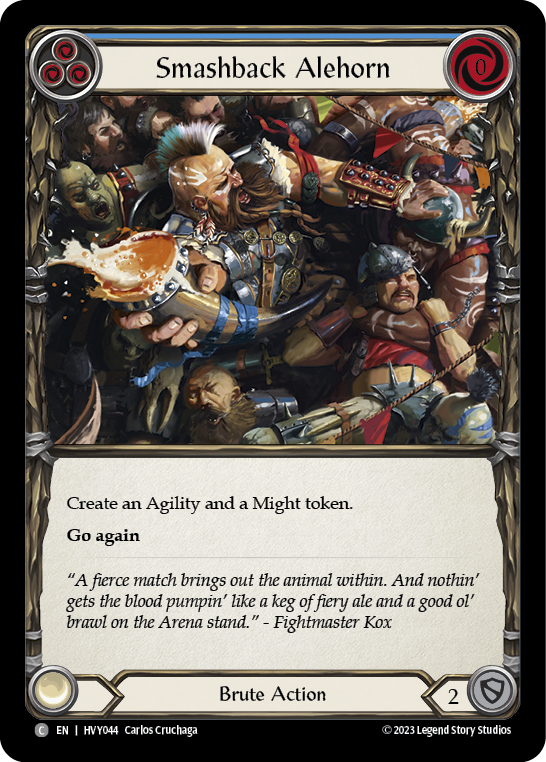 Flesh and Blood TCG | Smashback Alehorn [HVY044] (Heavy Hitters) | The Nerd Merchant