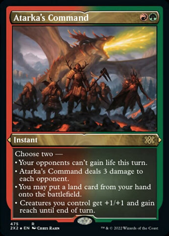 Magic | Atarka's Command (Foil Etched) [Double Masters 2022] | The Nerd Merchant
