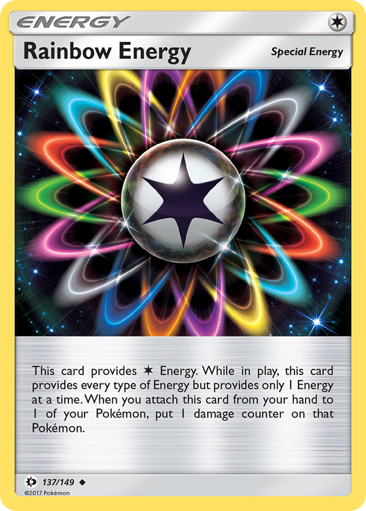 Pokemon | Rainbow Energy (137/149) [Sun & Moon: Base Set] | The Nerd Merchant