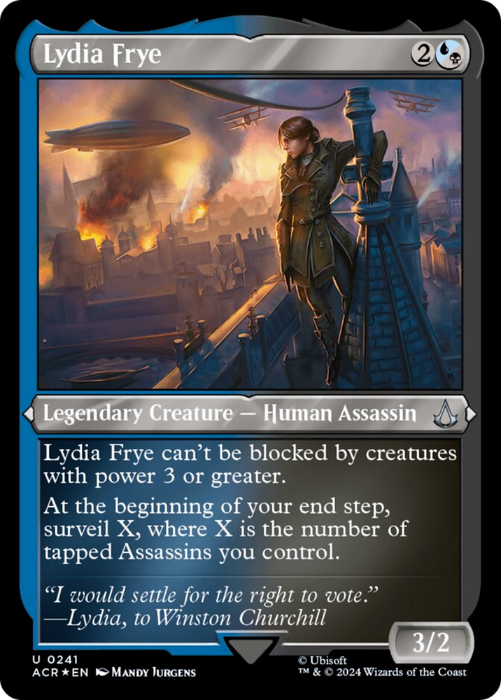 Magic | Lydia Frye (Foil Etched) [Assassin's Creed] | The Nerd Merchant