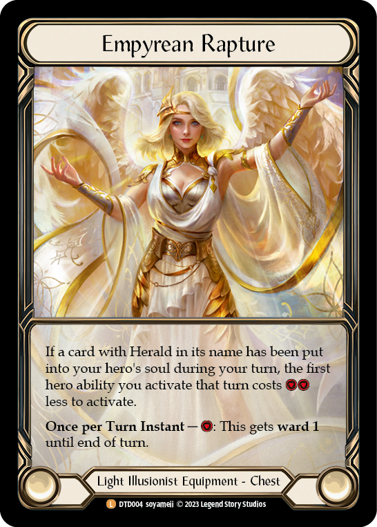 Flesh and Blood TCG | Empyrean Rapture (Extended Art) [DTD004] (Dusk Till Dawn)  Cold Foil | The Nerd Merchant