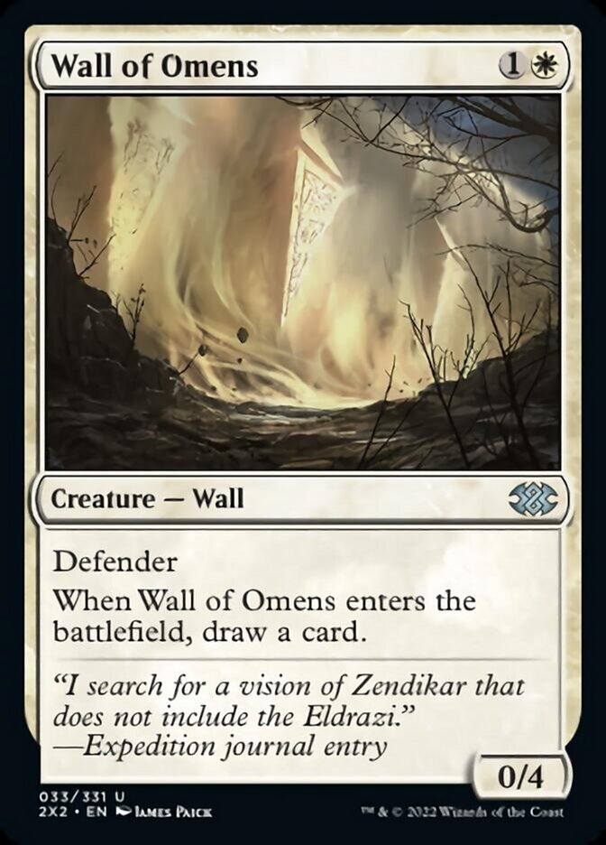 Magic | Wall of Omens [Double Masters 2022] | The Nerd Merchant