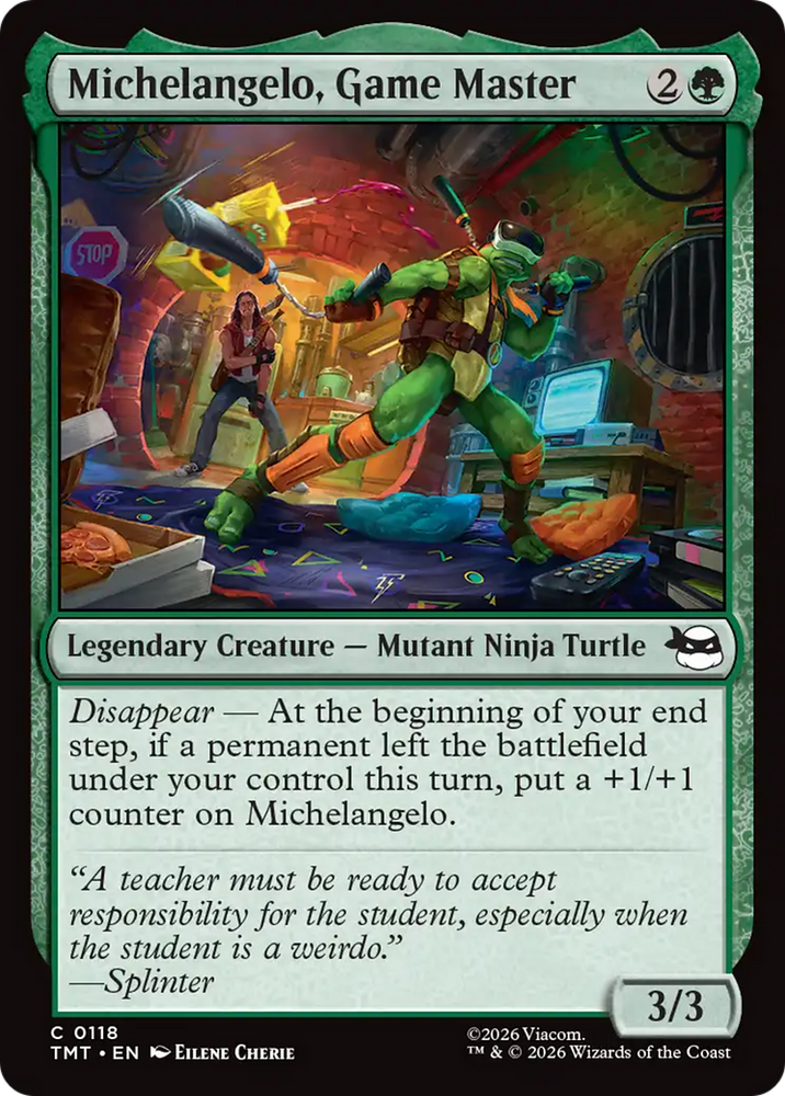Magic | Michelangelo, Game Master [Teenage Mutant Ninja Turtles] | The Nerd Merchant
