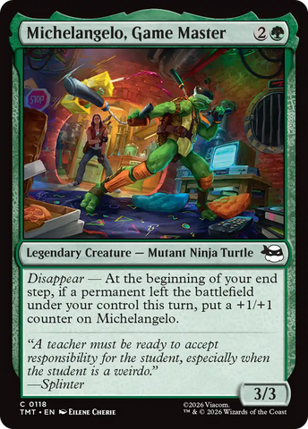 Magic | Michelangelo, Game Master [Teenage Mutant Ninja Turtles] | The Nerd Merchant