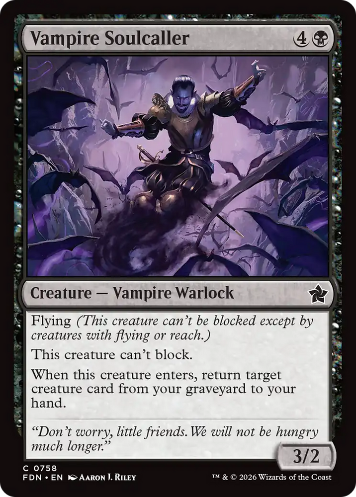 Vampire Soulcaller (0758) [Foundations]
