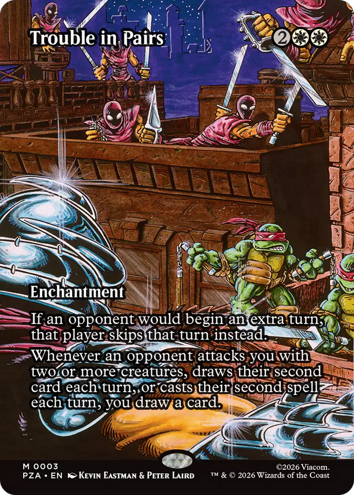 Magic | Trouble in Pairs (Borderless) [Teenage Mutant Ninja Turtles Eternal-Legal] | The Nerd Merchant