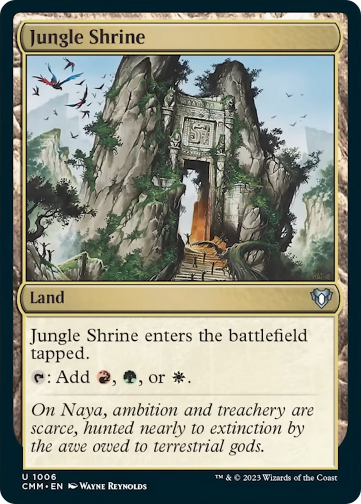 Magic | Jungle Shrine [Commander Masters] | The Nerd Merchant