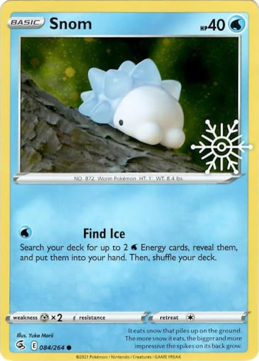 Pokemon | Snom (084/264) (Holiday Calendar) [Sword & Shield: Fusion Strike] | The Nerd Merchant