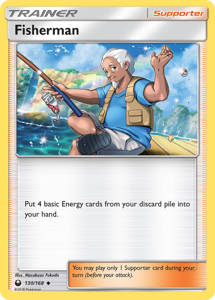Pokemon | Fisherman (130/168) [Sun & Moon: Celestial Storm] | The Nerd Merchant