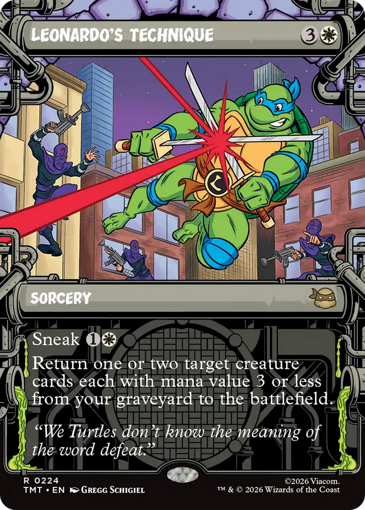 Magic | Leonardo's Technique (Showcase) [Teenage Mutant Ninja Turtles] | The Nerd Merchant