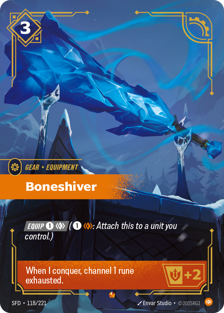 Boneshiver (Foil) - Spiritforged #118