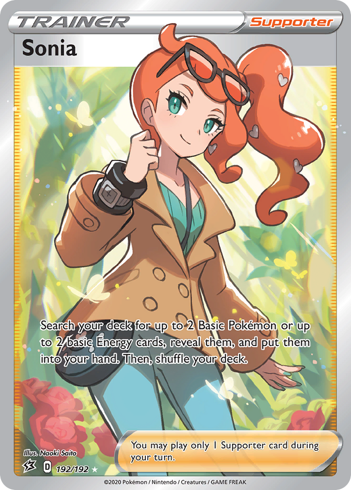 Pokemon | Sonia (192/192) [Sword & Shield: Rebel Clash] | The Nerd Merchant