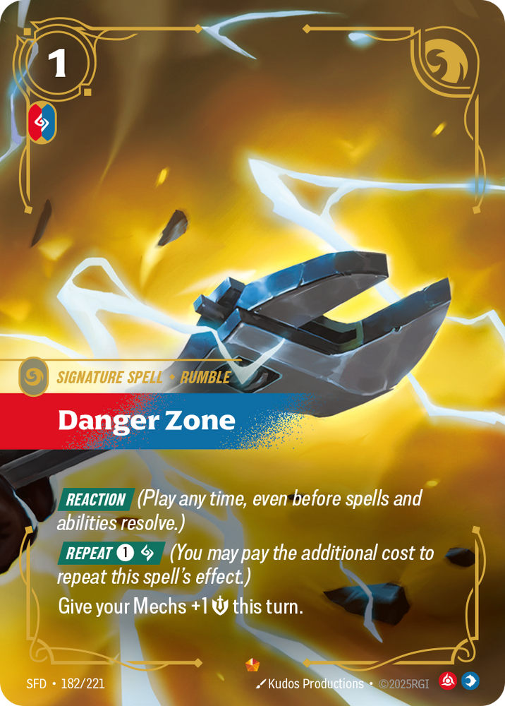 Danger Zone (Foil) - Spiritforged #182