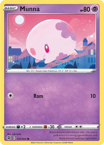 Pokemon | Munna (121/264) [Sword & Shield: Fusion Strike] | The Nerd Merchant