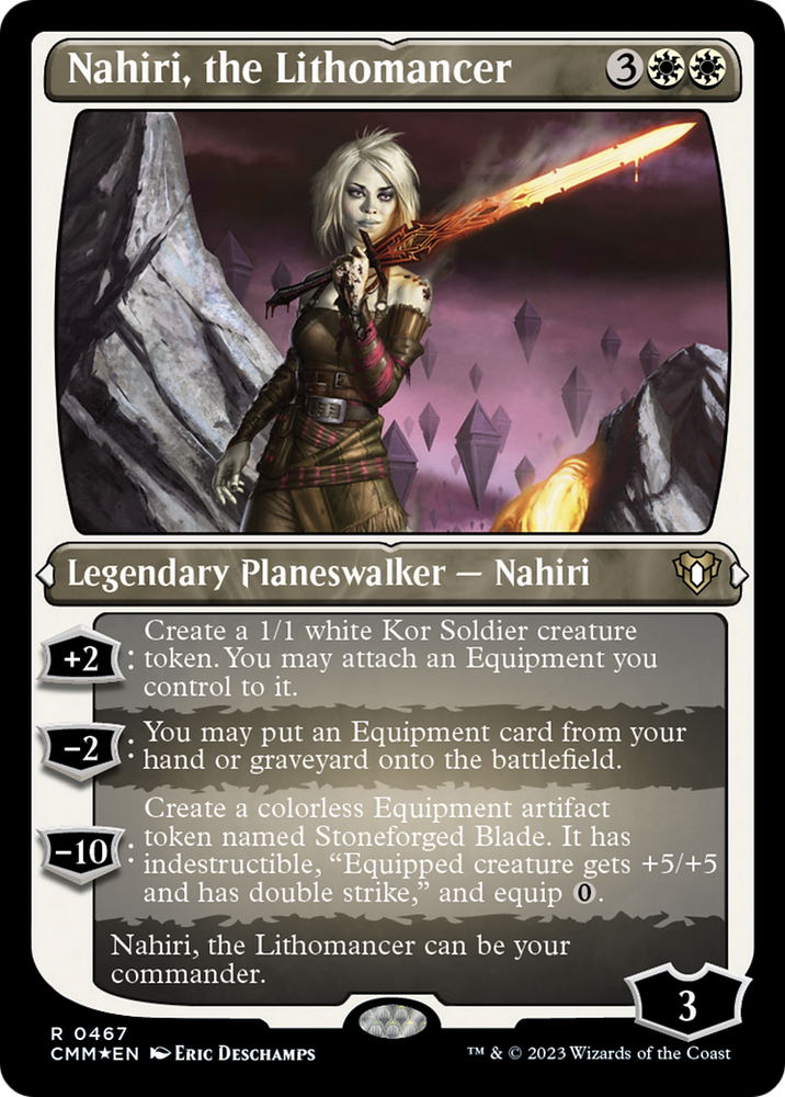 Magic | Nahiri, the Lithomancer (Foil Etched) [Commander Masters] | The Nerd Merchant