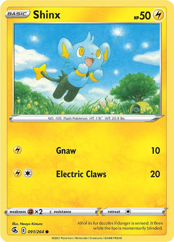 Pokemon | Shinx (091/264) [Sword & Shield: Fusion Strike] | The Nerd Merchant