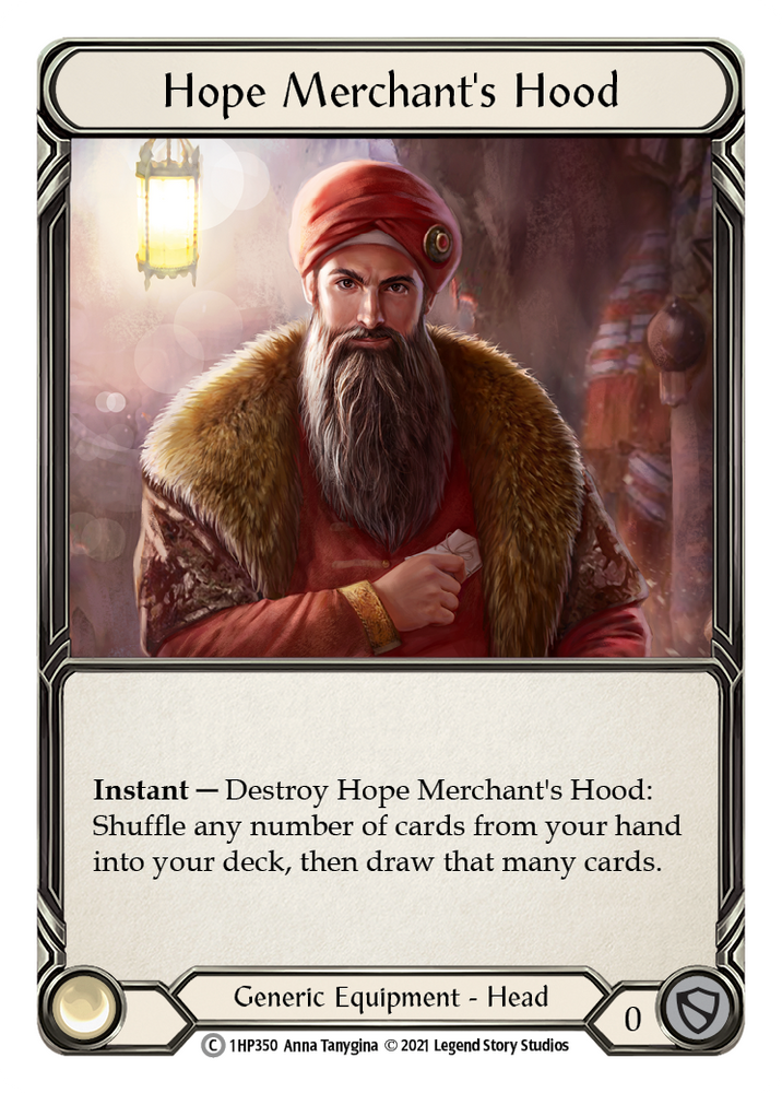Flesh and Blood TCG | Hope Merchant's Hood [1HP350] (History Pack 1) | The Nerd Merchant