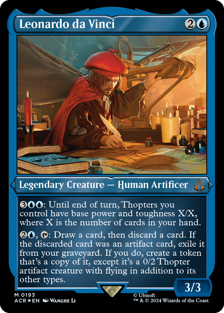 Magic | Leonardo da Vinci (Foil Etched) [Assassin's Creed] | The Nerd Merchant