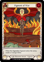 Flesh and Blood TCG | Figment of War // Bellona, Archangel of War (Marvel) [DTD012] (Dusk Till Dawn)  Cold Foil | The Nerd Merchant