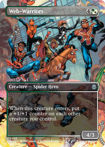 Magic | Web-Warriors (Borderless) [Marvel's Spider-Man] | The Nerd Merchant