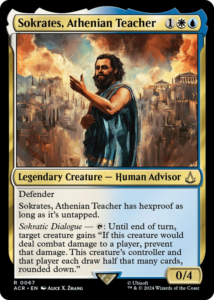 Magic | Sokrates, Athenian Teacher [Assassin's Creed] | The Nerd Merchant