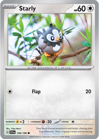 Pokemon | Starly (148/198) [Scarlet & Violet: Base Set] | The Nerd Merchant