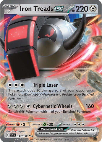 Pokemon | Iron Treads ex (143/198) [Scarlet & Violet: Base Set] | The Nerd Merchant