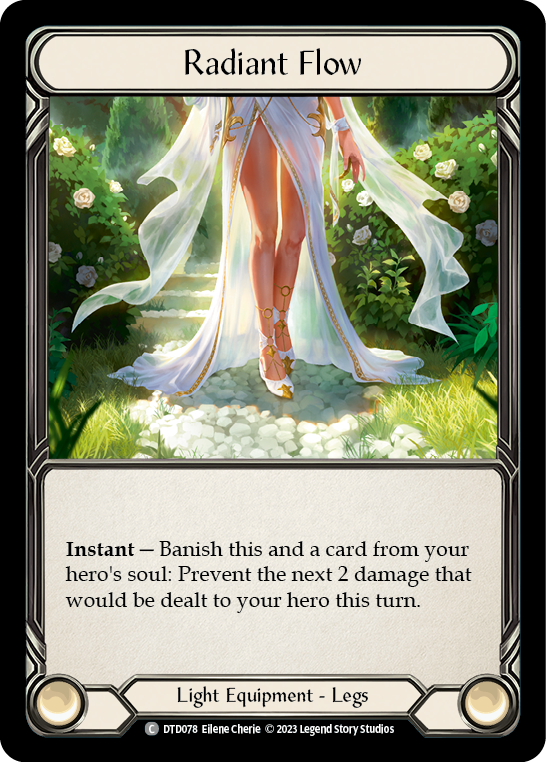 Flesh and Blood TCG | Radiant Flow [DTD078] (Dusk Till Dawn)  Cold Foil | The Nerd Merchant