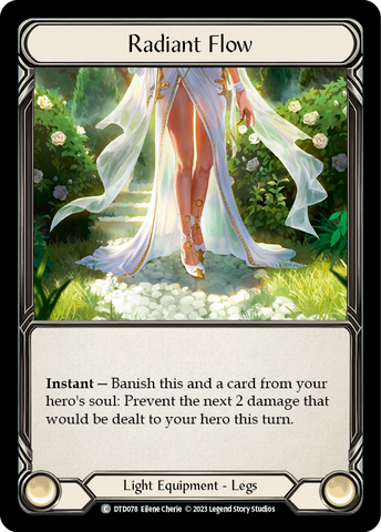 Flesh and Blood TCG | Radiant Flow [DTD078] (Dusk Till Dawn)  Cold Foil | The Nerd Merchant