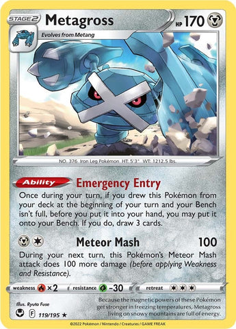 Pokemon | Metagross (119/195) [Sword & Shield: Silver Tempest] | The Nerd Merchant