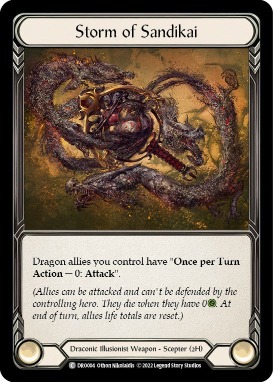 Flesh and Blood TCG | Storm of Sandikai [DRO004] (Uprising Dromai Blitz Deck) | The Nerd Merchant