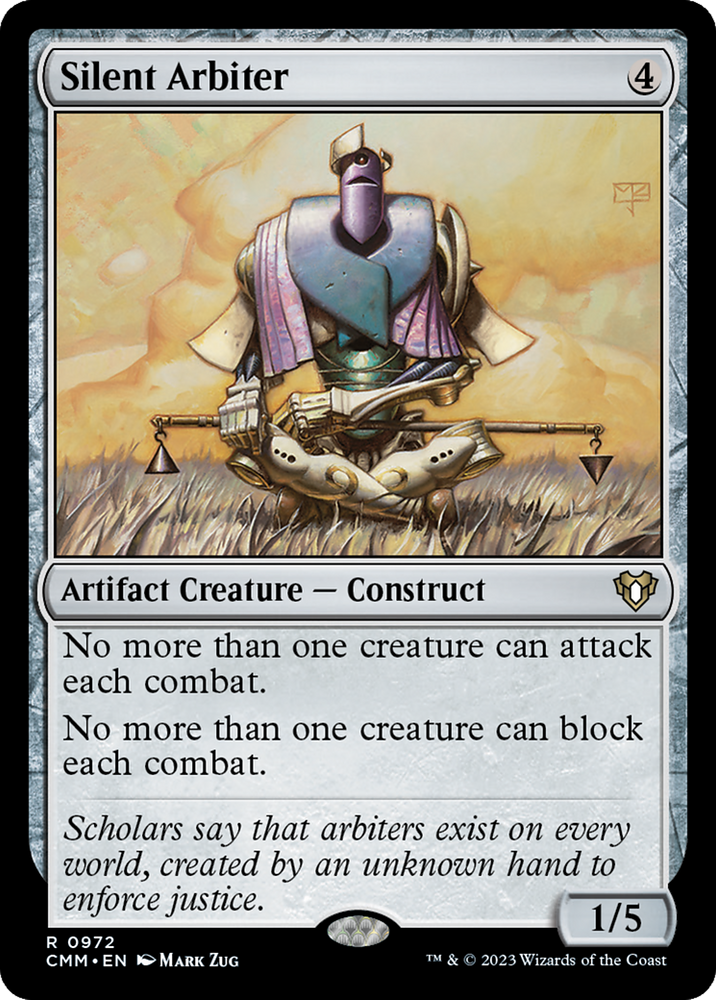 Magic | Silent Arbiter [Commander Masters] | The Nerd Merchant